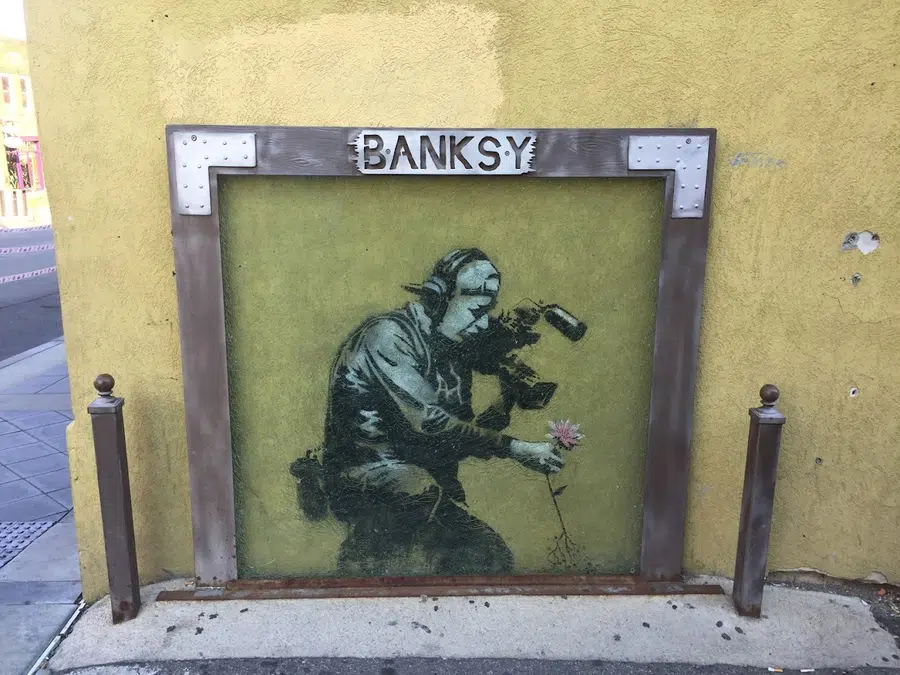 Banksy Filmmaker Flower
